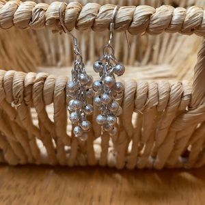 Silver “Cluster of Grapes” Earrings